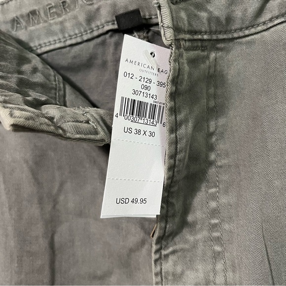 AE Flex Slim Straight Pant Gray - Picture 10 of 15